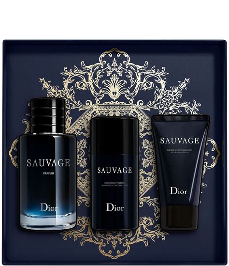 dior perfume set men|christian dior sauvage gift set.